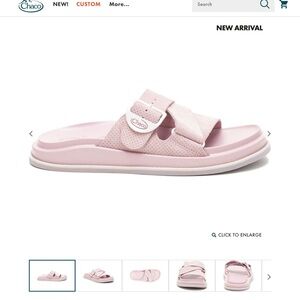 Chaco Women's Pink Slide Sandals
